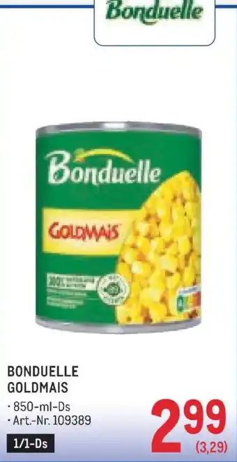 Metro Bonduelle goldmais Angebot