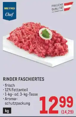 Metro Rinder faschiertes Angebot