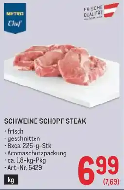 Metro Schweine schopf steak Angebot