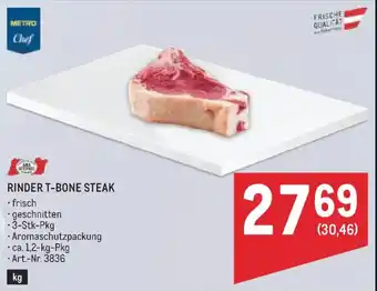Rinder t-bone steak