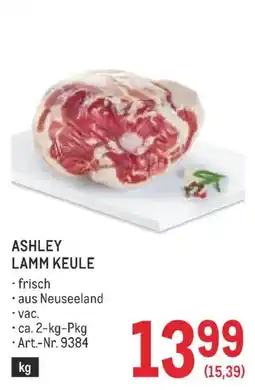 Metro Ashley lamm keule Angebot