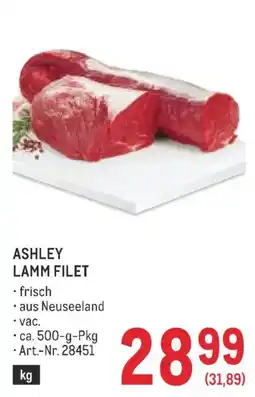Metro Ashley lamm filet Angebot
