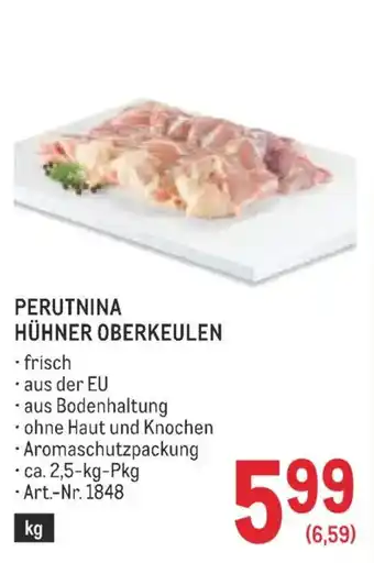 Metro Perutnina hühner oberkeulen Angebot