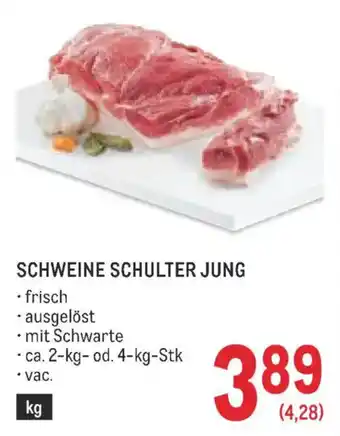 Metro Schweine schulter jung Angebot