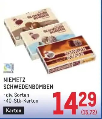 Metro Niemetz schwedenbomben Angebot
