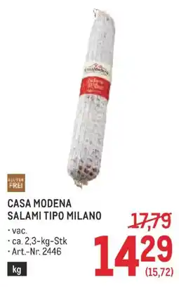 Metro Casa modena salami tipo milano Angebot