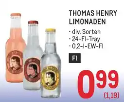Metro Thomas henry limonaden Angebot