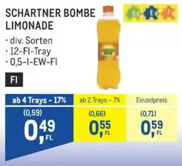 Metro Schartner bombe limonade Angebot