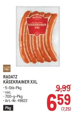 Metro Radatz käsekrainer xxl Angebot