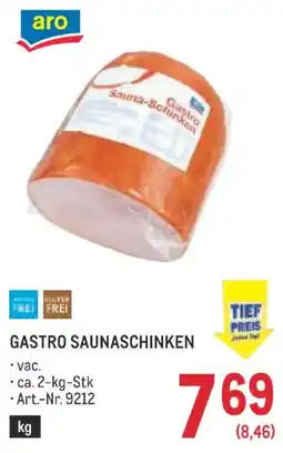 Metro Gastro saunaschinken Angebot