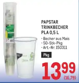 Metro Papstar trinkbecher pla Angebot