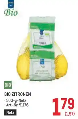 Metro Bio zitronen Angebot