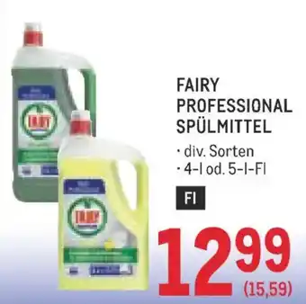 Metro Fairy professional spülmittel Angebot