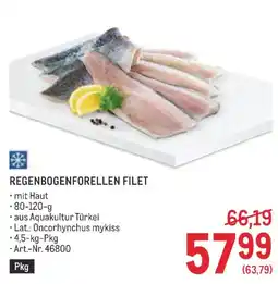Metro Regenbogenforellen filet Angebot