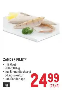 Metro Zander filet Angebot
