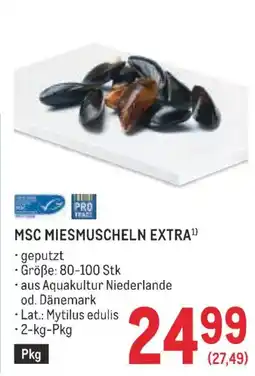 Metro Msc miesmuscheln extra Angebot