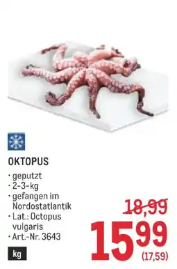 Metro Oktopus Angebot