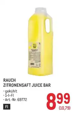Metro Rauch zitronensaft juice bar Angebot