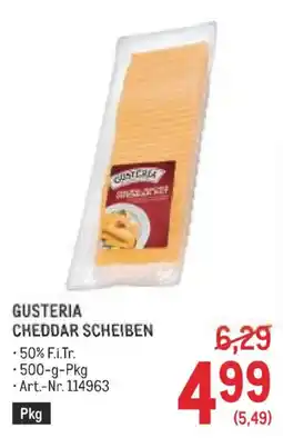 Metro Gusteria cheddar scheiben Angebot