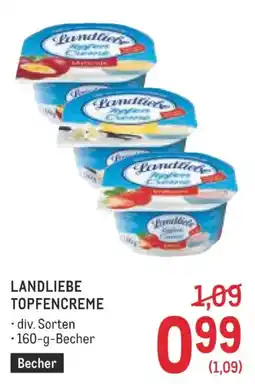 Metro Landliebe topfencreme Angebot