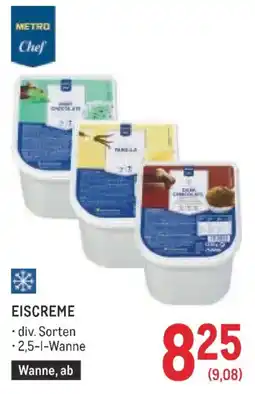 Metro Eiscreme Angebot