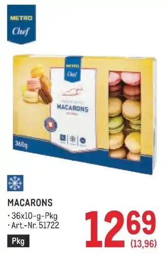 Metro Macarons Angebot