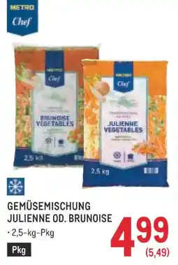Metro Gemüsemischung julienne od. brunoise Angebot