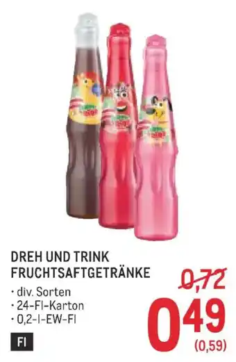 Metro Dreh und trink fruchtsaftgetränke Angebot