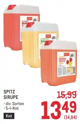 Metro Spitz sirupe Angebot