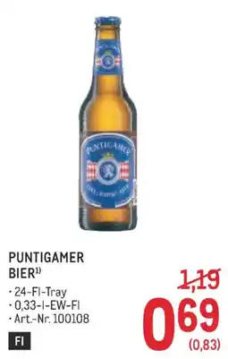 Metro Puntigamer bier Angebot