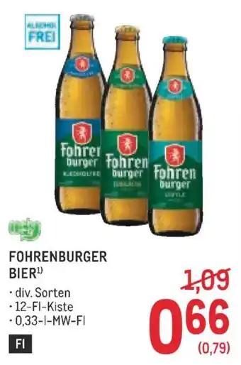 Metro Fohrenburger bier Angebot