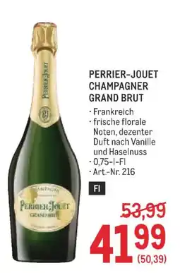 Metro Perrier-jouet champagner grand brut Angebot