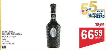 Metro Old st. croix rum non plus ultra black edition Angebot