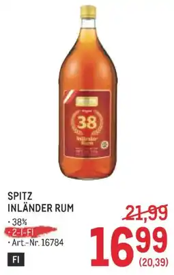 Metro Spitz inländer rum Angebot