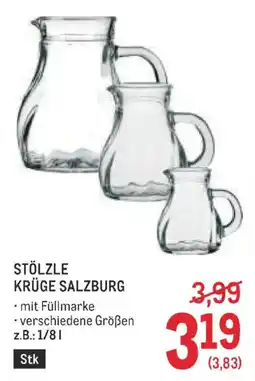 Metro Stölzle krüge salzburg Angebot