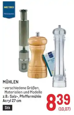 Metro Mühlen Angebot