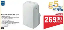 Metro Mobiles klimagerät mac 3524c Angebot