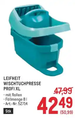Metro Leifheit wischtuchpresse profi xl Angebot