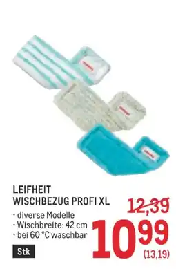 Metro Leifheit wischbezug profi xl Angebot