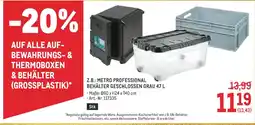 Metro Z.b.: metro professional behälter geschlossen grau Angebot