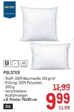 Metro Polster Angebot