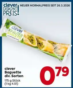 Billa clever Baguette div. Sorten Angebot