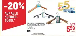 Metro Z.b.: metro professional kleiderbügel holz natur Angebot