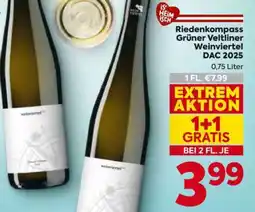 Billa Riedenkompass Grüner Veltliner Weinviertel DAC 2025 Angebot