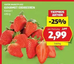 Hofer GOURMET ERDBEEREN Angebot