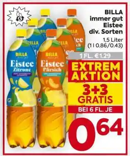 Billa BILLA immer gut Eistee div. Sorten Angebot