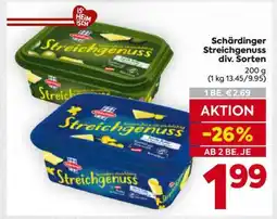 Billa Schärdinger Streichgenuss div. Sorten Angebot