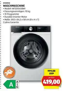 Hofer HISENSE Waschmaschine Angebot