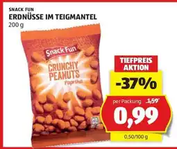 Hofer SNACK FUN ERDNÜSSE IM TEIGMANTEL Angebot