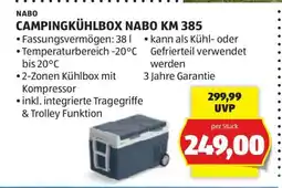 Hofer CAMPINGKÜHLBOX NABO KM 385 Angebot